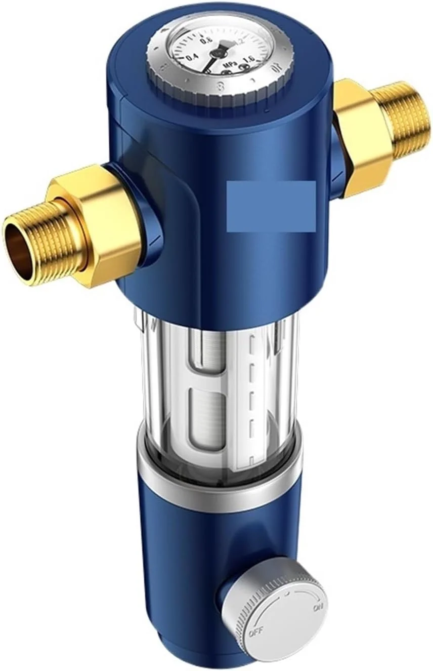 سیستم فیلتراسیون آب، پیش فیلتر رسوب چرخشی خودکار، شستشوی معکوس 40μm، سیستم دو طرفه خراش دهنده 6000 لیتری کل خانه 1/2 اینچ و 3/4 اینچ و 1 اینچ (رنگ: DN15 (0.5 اینچ)، سایز: 1) سیستم فیلتراسیون آب، پیش فیلتر رسوب چرخشی خودکار، شستشوی معکوس 40μm، سیستم دو طرفه خراش دهنده 6000 لیتری کل خانه 1/2 اینچ و 3/4 اینچ و 1 اینچ (رنگ: DN15 (0.5 اینچ)، سایز: 1)