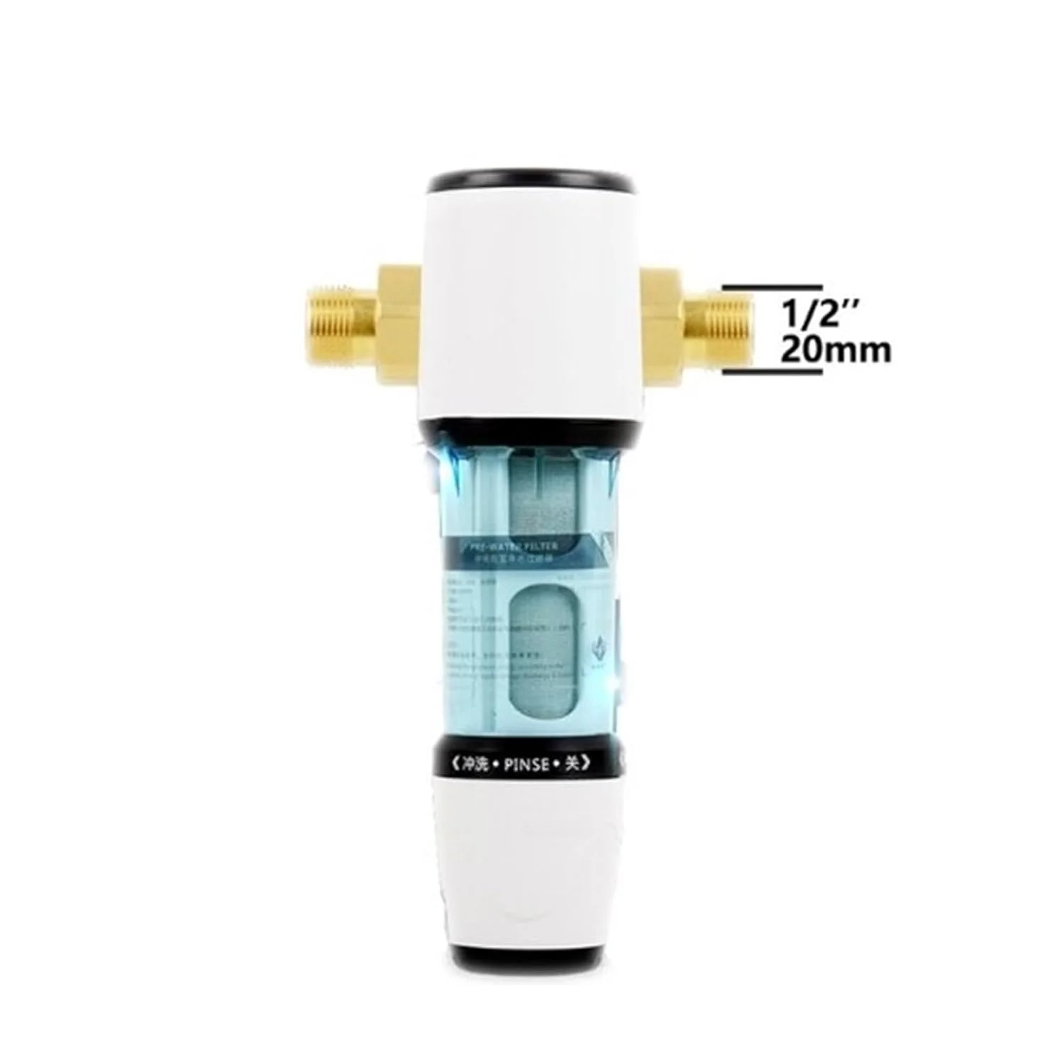 سیستم فیلتراسیون آب پیش فیلتر بکواش اتوماتیک، فیلتر رسوب گیر اسپین داون کل خانه، پیش تصفیه کننده 40um (رنگ: DN15، سایز: 1) سیستم فیلتراسیون آب پیش فیلتر بکواش اتوماتیک، فیلتر رسوب گیر اسپین داون کل خانه، پیش تصفیه کننده 40um (رنگ: DN15، سایز: 1)