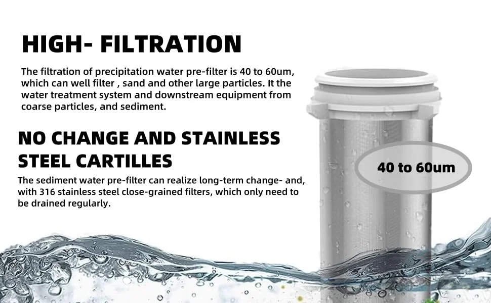 فیلتر رسوب گیر چرخشی Cryfokt، 40 تا 60 میکرون، سیستم پیش تصفیه قابل شستشو، ضد زینک زدایی و دارای سر مسی با قابلیت استفاده مجدد
