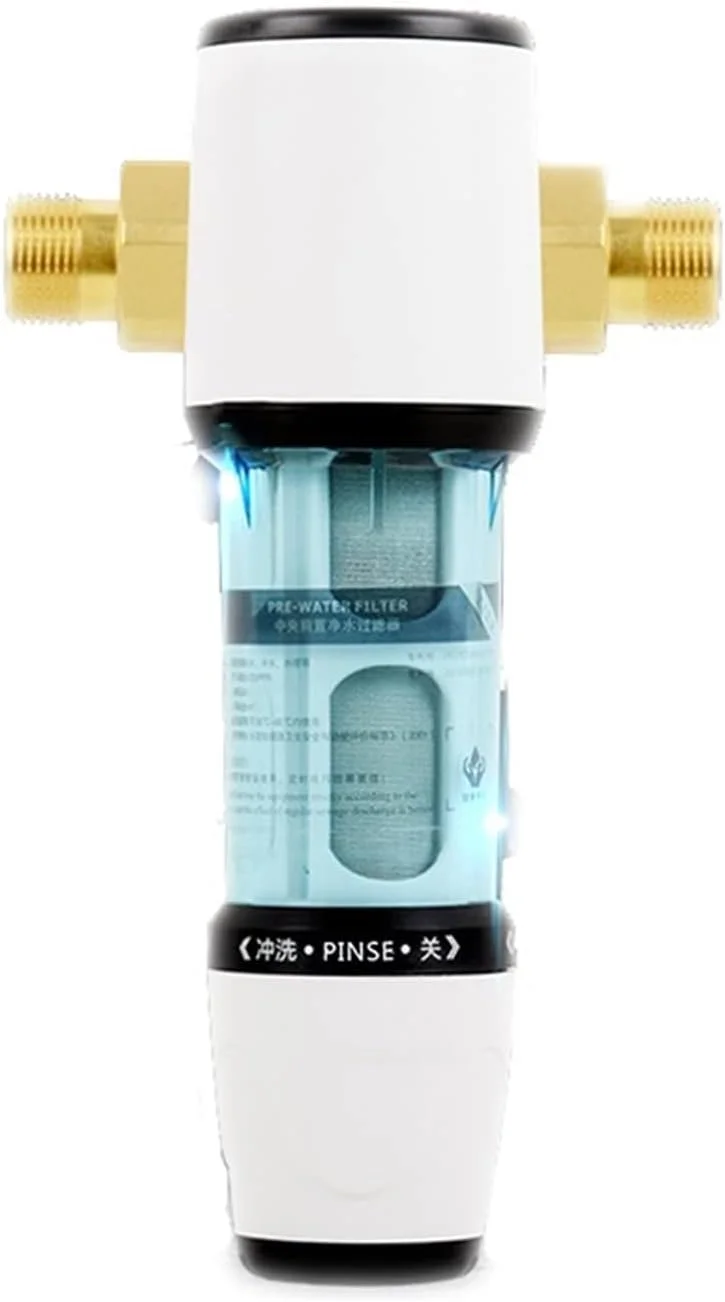 پیش فیلتر خودکار بکواش کل خانه، فیلتر رسوب چرخشی آب، پیش تصفیه کننده 40 میکرومتر (DN15)