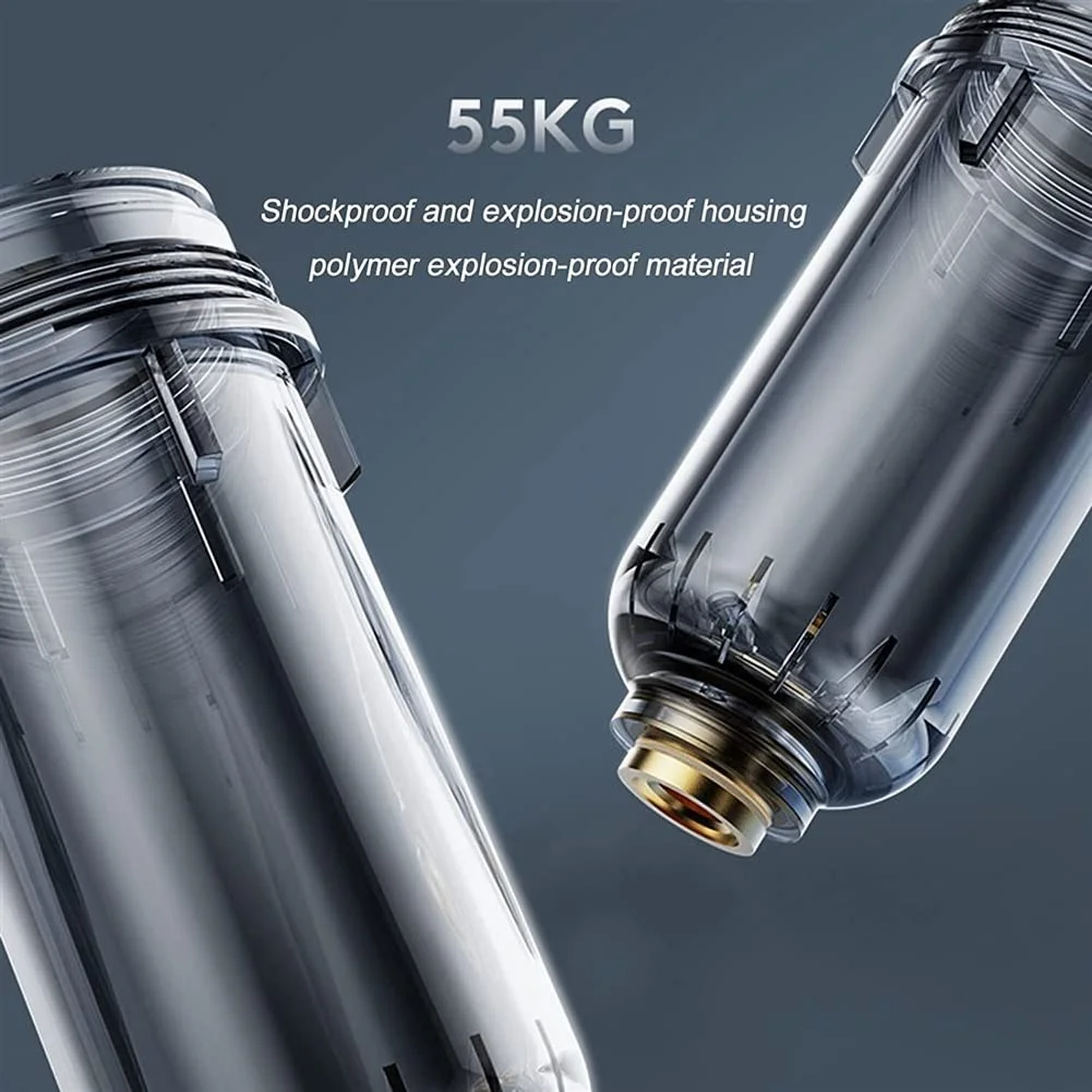 شیرآلات فیلتر آب BREAUX فیلترهای زیر سینکی سیستم فیلتر رسوب چرخشی قابل استفاده مجدد کل خانه پیش فیلتر برای دستگاه تصفیه آب 3 تن در ساعت سیفون بکواش 40 میکرومتر (رنگ: تک رنگ، اندازه: 6 پوینت - 25 میلی متر)