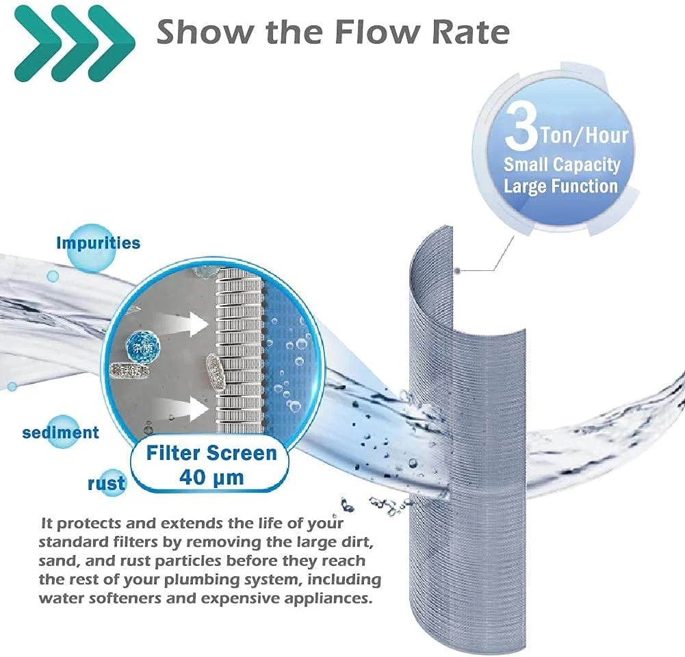 سیستم پیش فیلتر آب کل خانه Beduan، فیلتر رسوب چرخشی قابل استفاده مجدد، ساخته شده از مس خالص مدل 1kl-08550-PREFILTER سیستم پیش فیلتر آب کل خانه Beduan، فیلتر رسوب چرخشی قابل استفاده مجدد، ساخته شده از مس خالص مدل 1kl-08550-PREFILTER