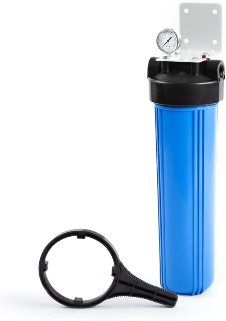سیستم فیلتر آب کل خانه آکوابون Big Blue 20 اینچ با دریچه تخلیه فشار (پورت 1 اینچ) سیستم فیلتر آب کل خانه آکوابون Big Blue 20 اینچ با دریچه تخلیه فشار (پورت 1 اینچ)