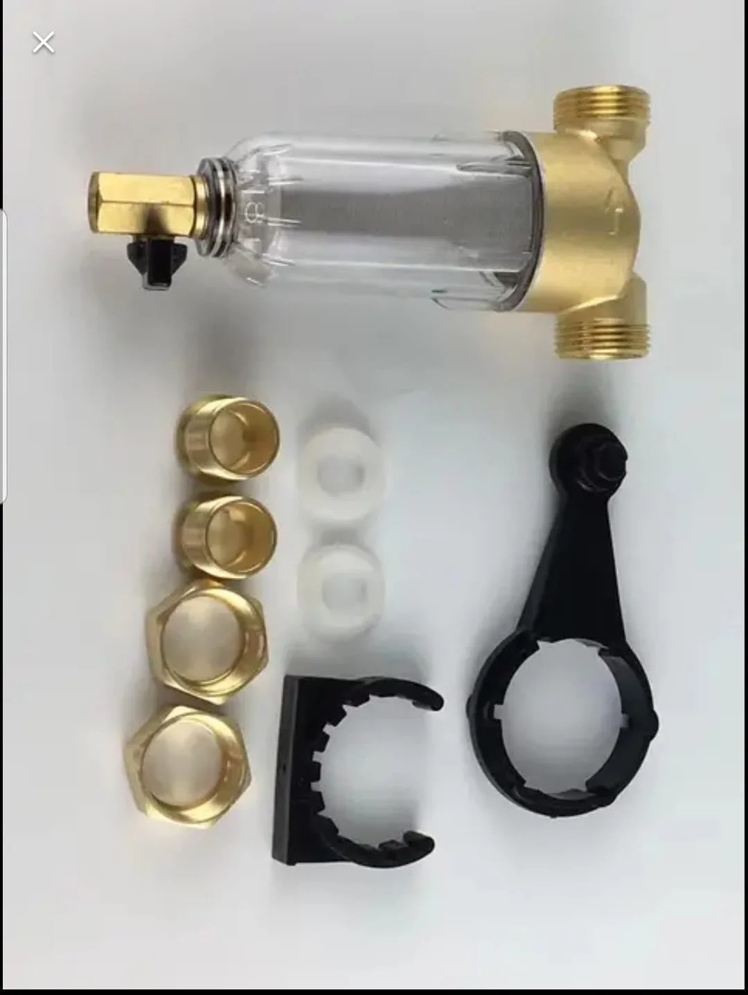 پیش فیلتر برنجی کل خانه آکواکافه