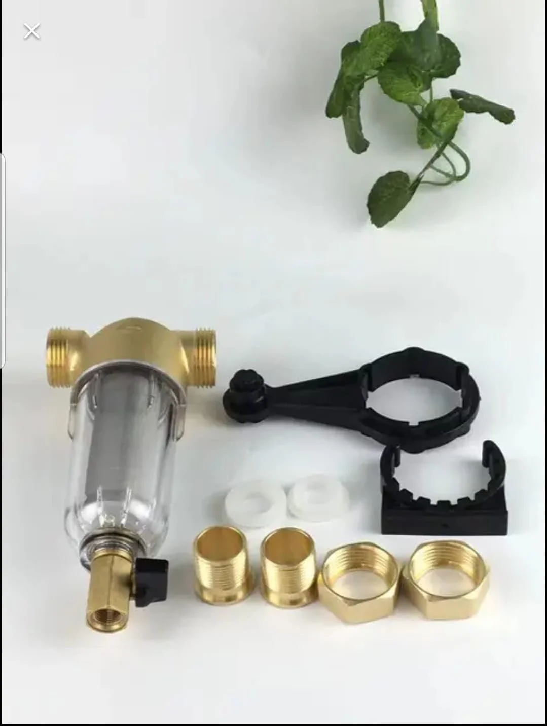 پیش فیلتر برنجی کل خانه آکواکافه