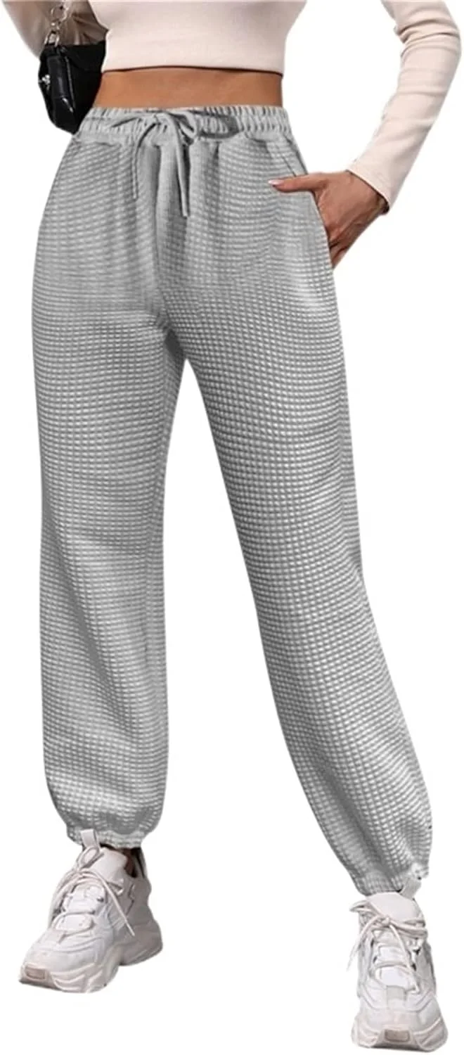 شلوار زنانه BEABAG، شلوار پشمی زنانه، شلوار گرم و ضخیم زمستانی با رنگ ثابت، شلوار ورزشی گشاد و بند دار غیر رسمی زنانه، ساق های تمرینی (رنگ: خاکستری، سایز: M) شلوار زنانه BEABAG، شلوار پشمی زنانه، شلوار گرم و ضخیم زمستانی با رنگ ثابت، شلوار ورزشی گشاد و بند دار غیر رسمی زنانه، ساق های تمرینی (رنگ: خاکستری، سایز: M)