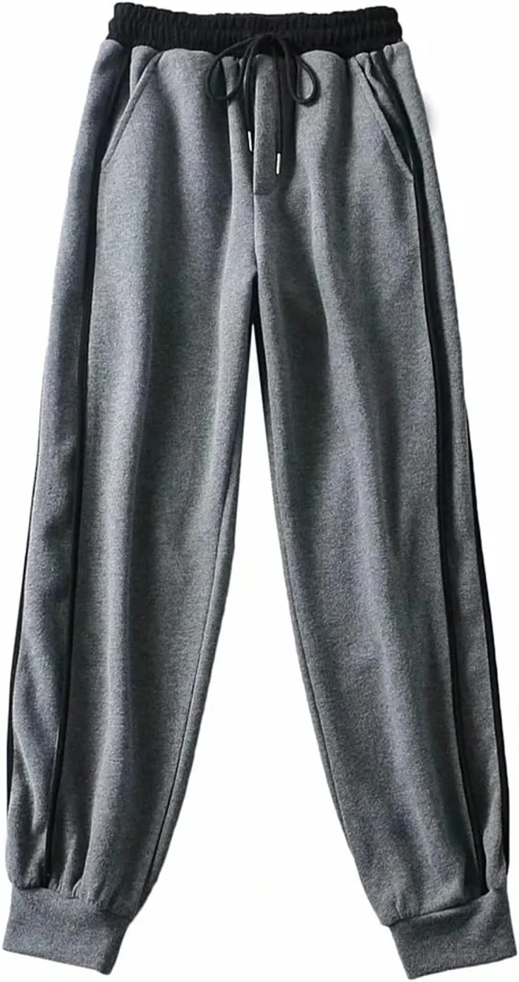 شلوار زنانه BEABAG مناسب بهار، لباس زنانه، شلوار گشاد غیر رسمی، شلوار بند دار کمر بلند زنانه، شلوار ورزشی گشاد زنانه با رنگ متضاد (رنگ: خاکستری، سایز: US-SIZE-L) شلوار زنانه BEABAG مناسب بهار، لباس زنانه، شلوار گشاد غیر رسمی، شلوار بند دار کمر بلند زنانه، شلوار ورزشی گشاد زنانه با رنگ متضاد (رنگ: خاکستری، سایز: US-SIZE-L)