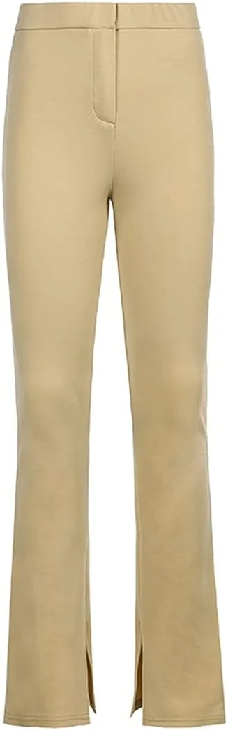 شلوار زنانه BEABAG، شلوار ورزشی یکدست، شلوار ورزشی زنانه، شلوار بلند باریک با فاق بلند و چاک جانبی (رنگ: چهره ای، سایز: کوچک) شلوار زنانه BEABAG، شلوار ورزشی یکدست، شلوار ورزشی زنانه، شلوار بلند باریک با فاق بلند و چاک جانبی (رنگ: چهره ای، سایز: کوچک)