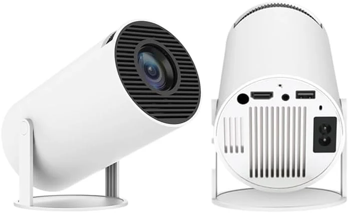 پروژکتور هوشمند مینی 4K 5G WIFI - تجربه صفحه نمایش بزرگ با صدای 360 درجه ممتاز، بلوتوث 5.0، سازگار با اندروید/iOS/ویندوز/استیک تلویزیون/HDMI/USB/Audio 3.5mm - سفید پروژکتور هوشمند مینی 4K 5G WIFI - تجربه صفحه نمایش بزرگ با صدای 360 درجه ممتاز، بلوتوث 5.0، سازگار با اندروید/iOS/ویندوز/استیک تلویزیون/HDMI/USB/Audio 3.5mm - سفید