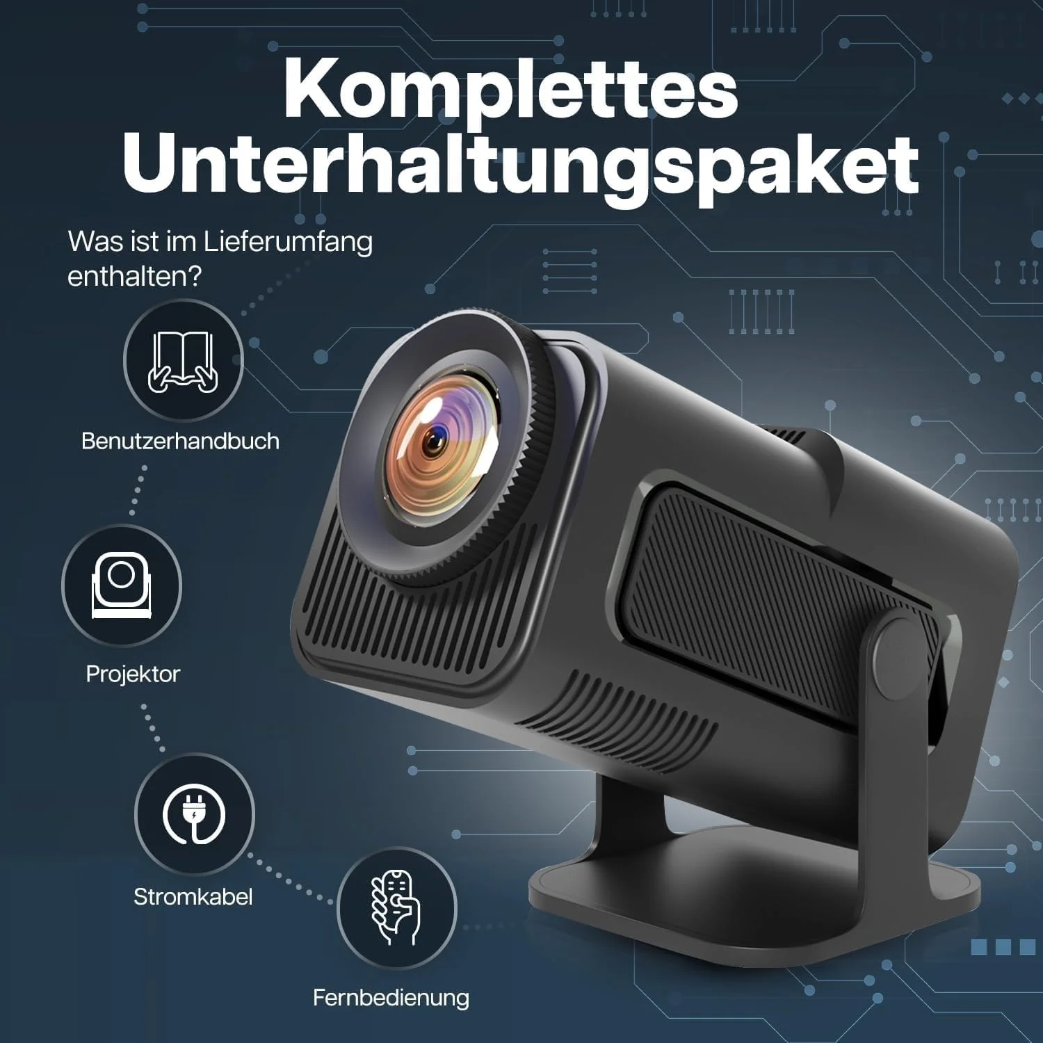 پروژکتور مینی Signaru با کیفیت 1080P Full HD – WiFi 6 و بلوتوث 5.2، پشتیبانی از 4K، اندروید 11، تصحیح خودکار کیستون، چرخش 180 درجه، HDMI/USB – پروژکتور سینمای خانگی هوشمند قابل حمل مشکی