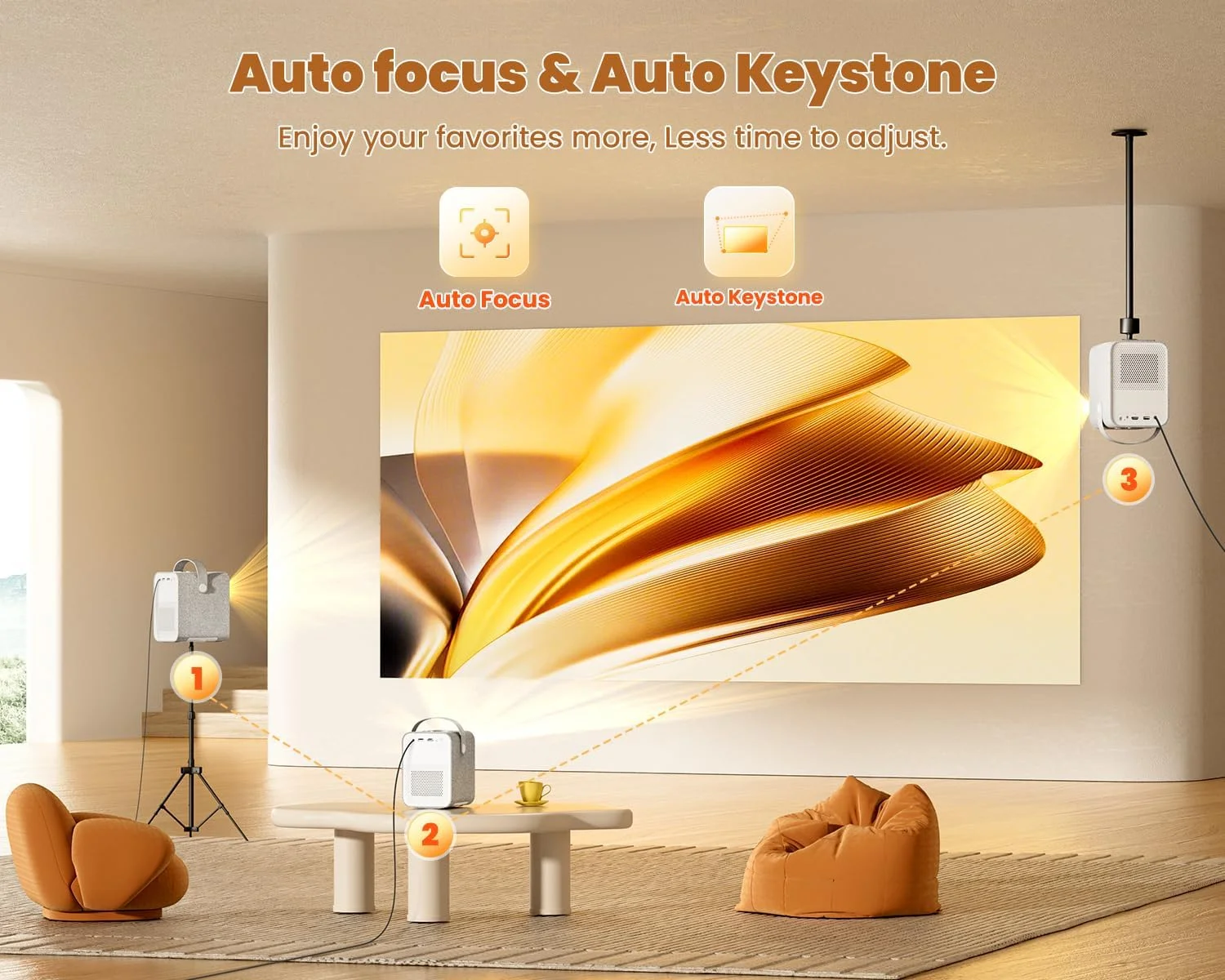 پروژکتور ETOE Seal، مینی پروژکتور 4K Ultra HD با فوکوس خودکار و تصحیح کیستون، 500 انسی لومن، 150 اینچ، سینمای خانگی قابل حمل با Google TV، دارای گواهینامه Netflix، وای فای 5G و بلوتوث پروژکتور ETOE Seal، مینی پروژکتور 4K Ultra HD با فوکوس خودکار و تصحیح کیستون، 500 انسی لومن، 150 اینچ، سینمای خانگی قابل حمل با Google TV، دارای گواهینامه Netflix، وای فای 5G و بلوتوث