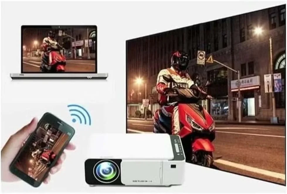 پروژکتور هوشمند 6 با کیفیت Full HD LED – پروژکتور قابل حمل اندروید وای فای 1080P 2K 4K | سیستم سینمای خانگی و سرگرمی های گیمینگ پروژکتور هوشمند 6 با کیفیت Full HD LED – پروژکتور قابل حمل اندروید وای فای 1080P 2K 4K | سیستم سینمای خانگی و سرگرمی های گیمینگ