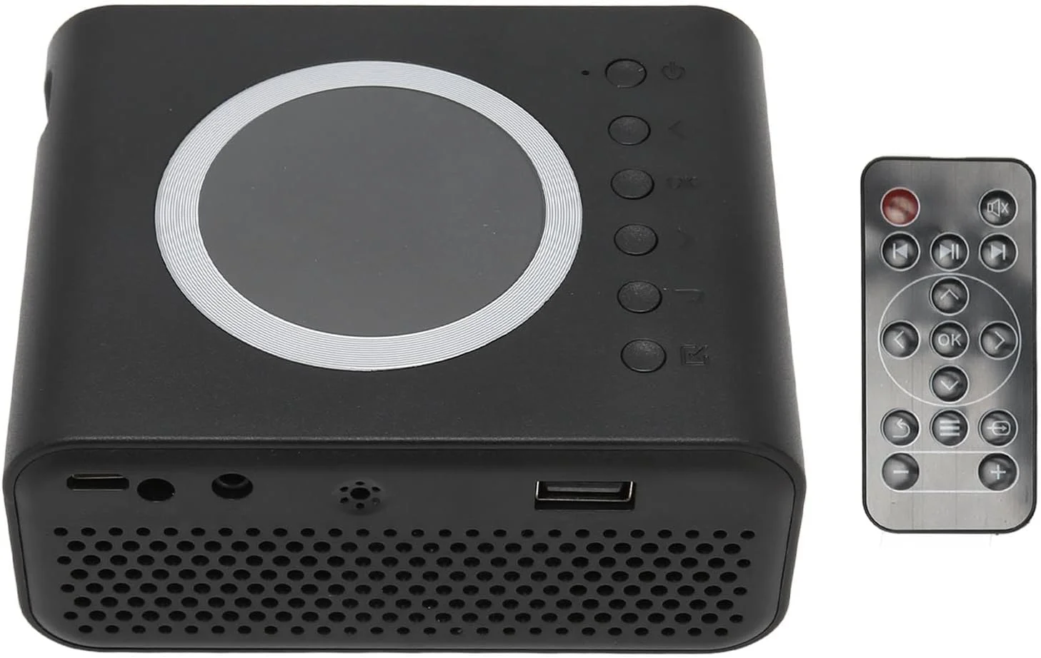 پروژکتور مینی قابل حمل سوراندی، پروژکتور فیلم تئاتر خانگی ال ای دی 1080p، پروژکتور فیلم فضای باز با مواد ABS بادوام فناوری تصویربرداری پراکنده برای فضای داخلی و خارجی (مشکی)، SORANDYXIBWVESK5N-13