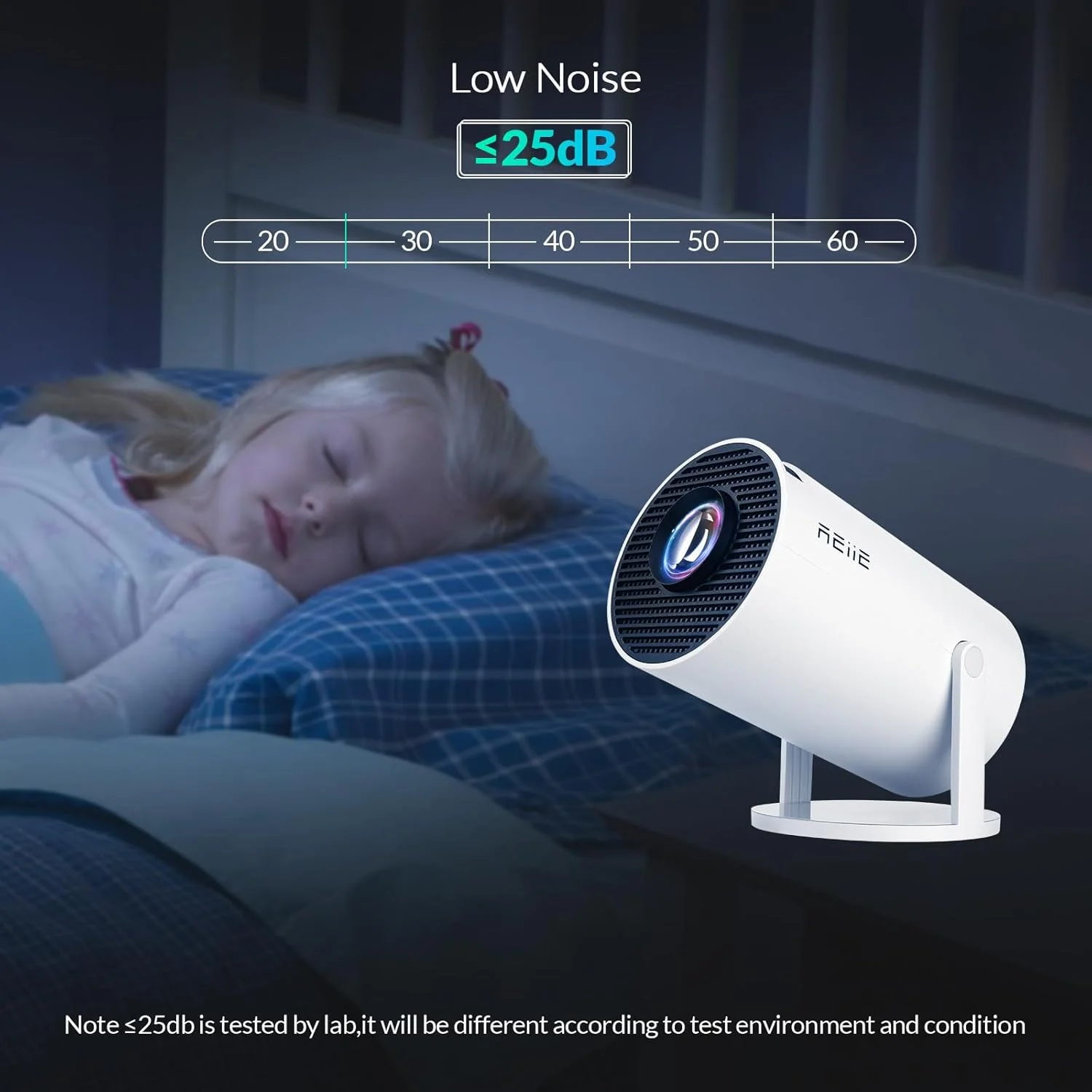 پروژکتور کوچک قابل حمل Rii، پشتیبانی از کیفیت 4K 1080P Full HD، تصحیح خودکار کیستون، WiFi6+Bluetooth 5.0، پروژکتور 180 درجه قابل چرخش برای فضای باز/خانه، دارای سیستم عامل Android 11.0 داخلی پروژکتور کوچک قابل حمل Rii، پشتیبانی از کیفیت 4K 1080P Full HD، تصحیح خودکار کیستون، WiFi6+Bluetooth 5.0، پروژکتور 180 درجه قابل چرخش برای فضای باز/خانه، دارای سیستم عامل Android 11.0 داخلی