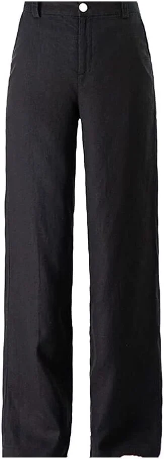 شلوار زنانه BEABAG برای تابستان، شلوار زنانه با کمر بلند، پنبه و کنف نازک، پاهای گشاد، همه با شلوار راسته غیر رسمی (رنگ: Hortel، سایز: X-Large) شلوار زنانه BEABAG برای تابستان، شلوار زنانه با کمر بلند، پنبه و کنف نازک، پاهای گشاد، همه با شلوار راسته غیر رسمی (رنگ: Hortel، سایز: X-Large)