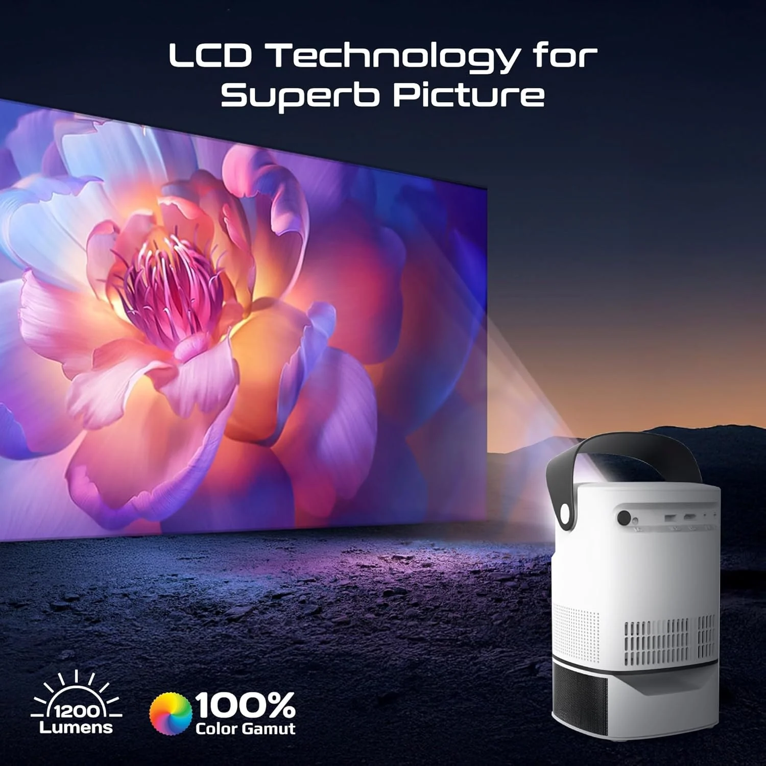 پروژکتور LCD پرومیت با کیفیت 4K Ultra HD، روشنایی 250 ANSI، اندروید 11، تصحیح خودکار کیستون، فوکوس دستی، پورت HDMI با پشتیبانی از 4K، اتصال Wi-Fi و USB/HDD مدل Beamer-A250 EU پروژکتور LCD پرومیت با کیفیت 4K Ultra HD، روشنایی 250 ANSI، اندروید 11، تصحیح خودکار کیستون، فوکوس دستی، پورت HDMI با پشتیبانی از 4K، اتصال Wi-Fi و USB/HDD مدل Beamer-A250 EU