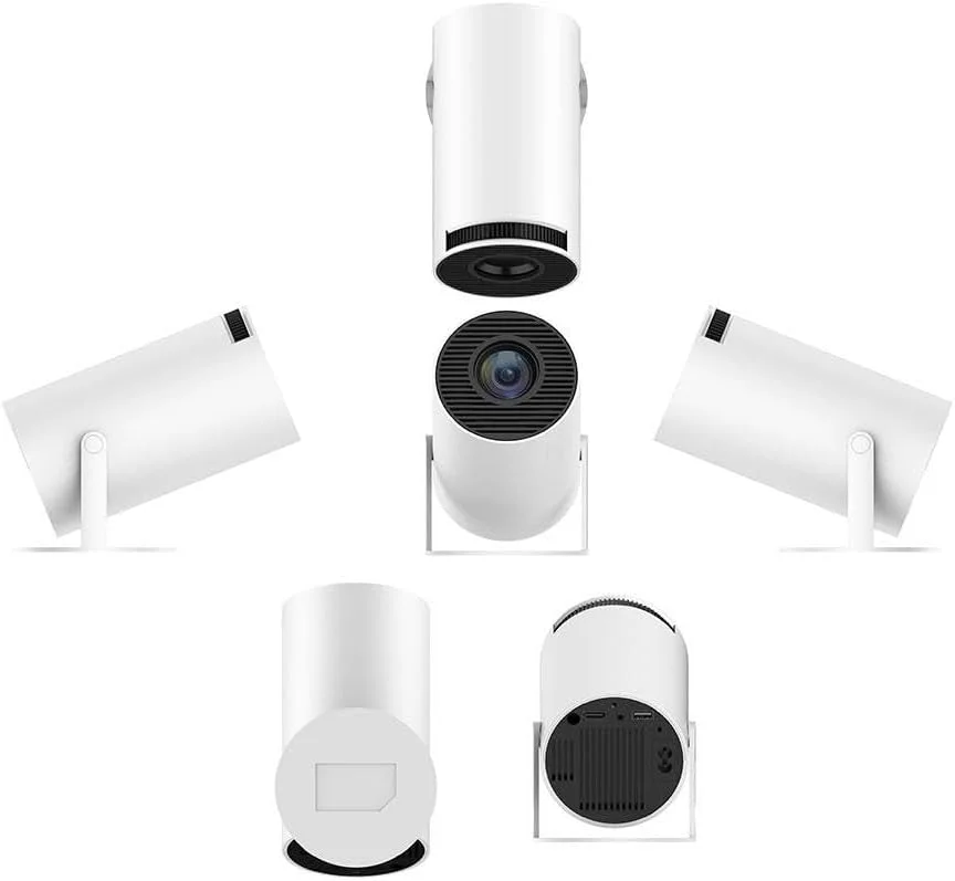 پروژکتور هوشمند 4K قابل حمل Protechtor با بلندگوهای داخلی، قابلیت نمایش صفحه نمایش، وای فای 2.4/5G و بلوتوث 5 پروژکتور هوشمند 4K قابل حمل Protechtor با بلندگوهای داخلی، قابلیت نمایش صفحه نمایش، وای فای 2.4/5G و بلوتوث 5