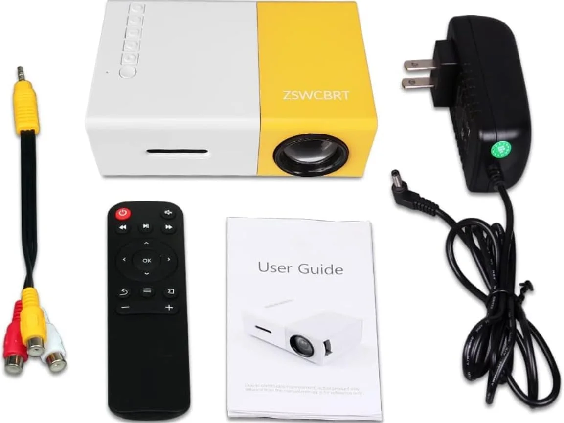 پروژکتور مینی قابل حمل Portal AE، پروژکتور میکرو LED 1080P مناسب برای تئاتر خانگی، مهمانی و جلسات، دارای Wi-Fi پروژکتور مینی قابل حمل Portal AE، پروژکتور میکرو LED 1080P مناسب برای تئاتر خانگی، مهمانی و جلسات، دارای Wi-Fi