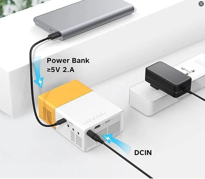 پروژکتور مینی قابل حمل Portal AE، پروژکتور میکرو LED 1080P مناسب برای تئاتر خانگی، مهمانی و جلسات، دارای Wi-Fi پروژکتور مینی قابل حمل Portal AE، پروژکتور میکرو LED 1080P مناسب برای تئاتر خانگی، مهمانی و جلسات، دارای Wi-Fi