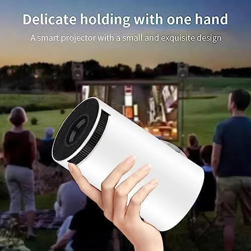 پروژکتور هوشمند مینی PEETTA 4K 5G WIFI، تجربه صفحه نمایش بزرگ با صدای 360 درجه ممتاز، پروژکتور فیلم بلوتوث 5.0 سازگار با اندروید/iOS/ویندوز/استیک تلویزیون/HDMI/USB/صوتی 3.5 سفید پروژکتور هوشمند مینی PEETTA 4K 5G WIFI، تجربه صفحه نمایش بزرگ با صدای 360 درجه ممتاز، پروژکتور فیلم بلوتوث 5.0 سازگار با اندروید/iOS/ویندوز/استیک تلویزیون/HDMI/USB/صوتی 3.5 سفید