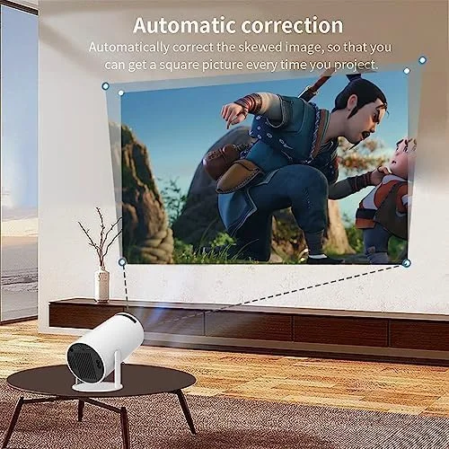 پروژکتور هوشمند مینی PEETTA 4K 5G WIFI، تجربه صفحه نمایش بزرگ با صدای 360 درجه ممتاز، پروژکتور فیلم بلوتوث 5.0 سازگار با اندروید/iOS/ویندوز/استیک تلویزیون/HDMI/USB/صوتی 3.5 سفید پروژکتور هوشمند مینی PEETTA 4K 5G WIFI، تجربه صفحه نمایش بزرگ با صدای 360 درجه ممتاز، پروژکتور فیلم بلوتوث 5.0 سازگار با اندروید/iOS/ویندوز/استیک تلویزیون/HDMI/USB/صوتی 3.5 سفید