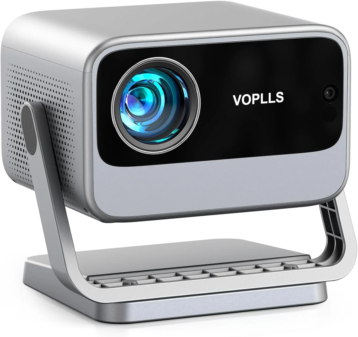 پروژکتور هوشمند 4K با مجوز رسمی نتفلیکس و دالبی آدیو، فوکوس خودکار و کیستون، VOPLLS 600 ANSI فول اچ دی 1080P وای فای 6 بلوتوث قابل حمل، پروژکتور سینمای خانگی برای iOS/Android/فضای باز