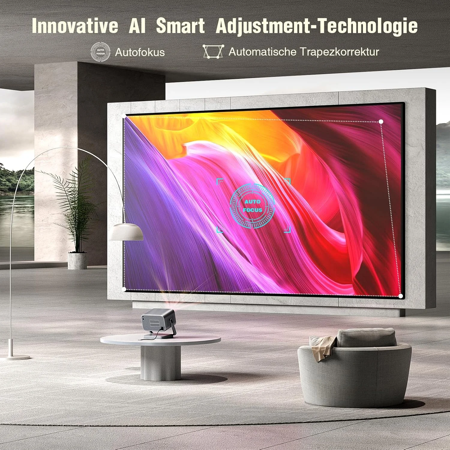پروژکتور هوشمند 4K با مجوز رسمی نتفلیکس و دالبی آدیو، فوکوس خودکار و کیستون، VOPLLS 600 ANSI فول اچ دی 1080P وای فای 6 بلوتوث قابل حمل، پروژکتور سینمای خانگی برای iOS/Android/فضای باز پروژکتور هوشمند 4K با مجوز رسمی نتفلیکس و دالبی آدیو، فوکوس خودکار و کیستون، VOPLLS 600 ANSI فول اچ دی 1080P وای فای 6 بلوتوث قابل حمل، پروژکتور سینمای خانگی برای iOS/Android/فضای باز
