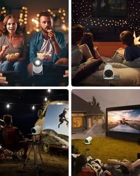 پروژکتور هوشمند مینی قابل حمل 4K، وای فای 5G، چرخش 180 درجه، صدای 360 درجه ممتاز، بلوتوث، سازگار با اندروید/iOS/ویندوز/استیک تلویزیون/HDMI/USB - تجربه سینمایی صفحه نمایش بزرگ پروژکتور هوشمند مینی قابل حمل 4K، وای فای 5G، چرخش 180 درجه، صدای 360 درجه ممتاز، بلوتوث، سازگار با اندروید/iOS/ویندوز/استیک تلویزیون/HDMI/USB - تجربه سینمایی صفحه نمایش بزرگ