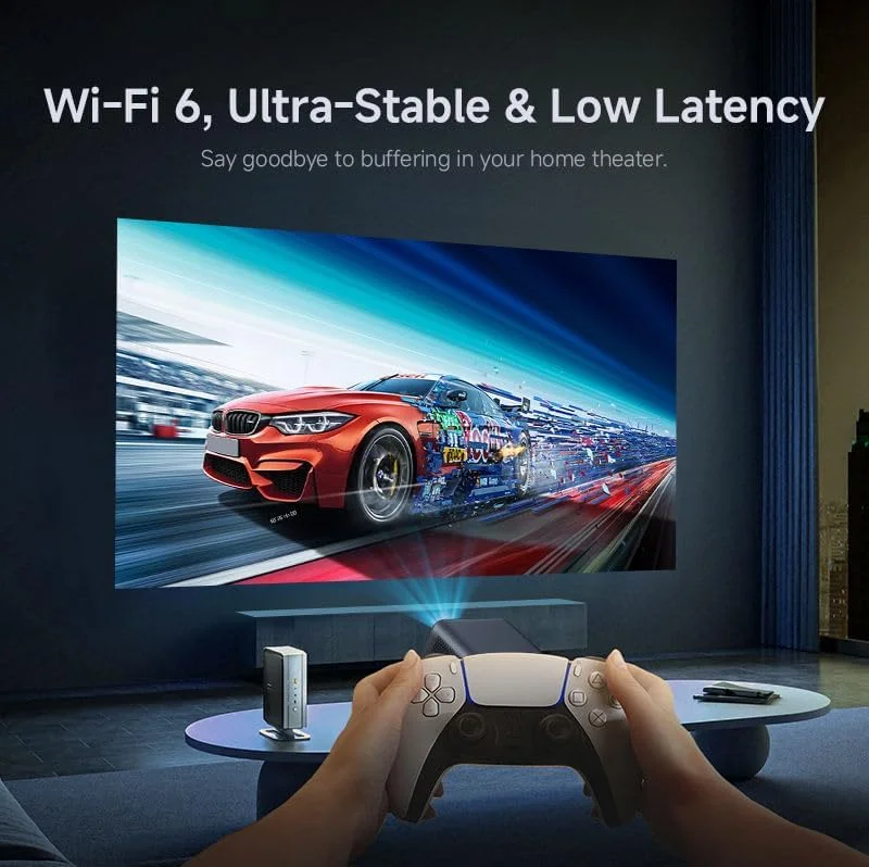 پروژکتور هوشمند اندرویدی LED LCD قابل حمل کوچک با کیفیت Full HD 1080P و تصحیح زاویه 4K برای سینمای خانگی و بیمر 26000 لومن WiFi بلوتوث HDMI USB پروژکتور هوشمند اندرویدی LED LCD قابل حمل کوچک با کیفیت Full HD 1080P و تصحیح زاویه 4K برای سینمای خانگی و بیمر 26000 لومن WiFi بلوتوث HDMI USB