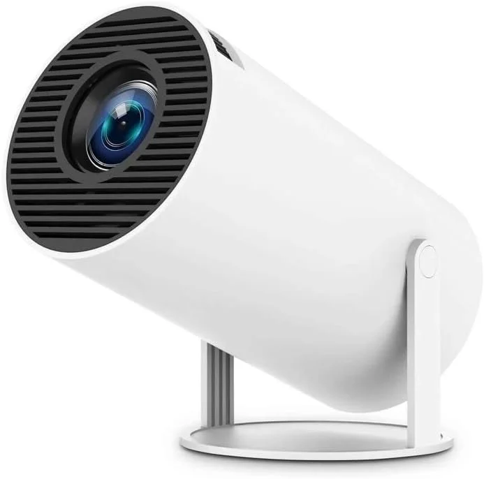 پروژکتور مینی قابل حمل 4K 1080P فول اچ دی سازگار با اندروید 11 و نتفلیکس - وای فای 6، BT 5.0، چرخش 180 درجه، پروژکتور سینمای خانگی کوچک با تصحیح خودکار کیستون