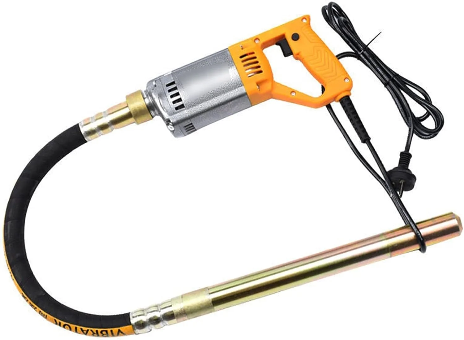 میکسر بتن، ویبراتور بتن دستی، ویبراتور مدادی بتن با شلنگ 1 متری، 1.2 متری، 1.5 متری (تک میله 35#1 متری (بدون موتور))