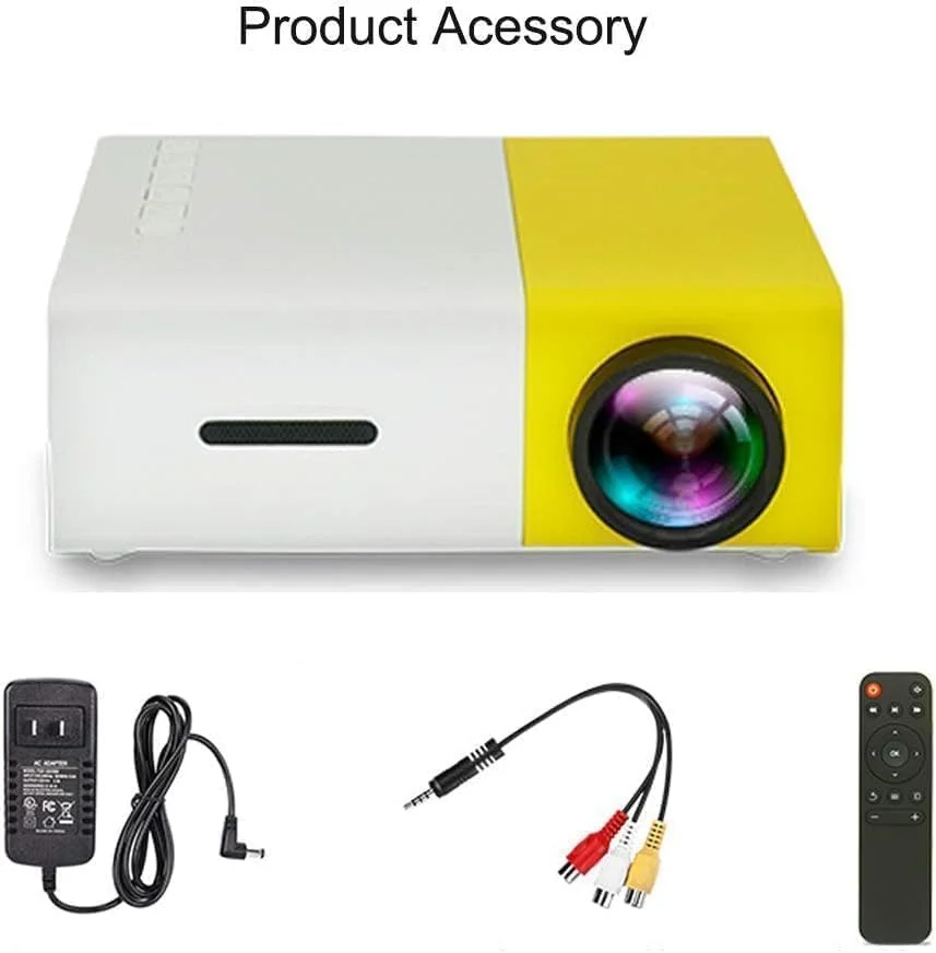 پروژکتور مینی قابل حمل YG300 - پروژکتور LED تمام رنگی سینمای خانگی برای تلفن هوشمند، لپ تاپ، تی وی باکس | پروژکتور میکرو جمع و جور برای استفاده در فضای باز، کودکان و سرگرمی خانوادگی پروژکتور مینی قابل حمل YG300 - پروژکتور LED تمام رنگی سینمای خانگی برای تلفن هوشمند، لپ تاپ، تی وی باکس | پروژکتور میکرو جمع و جور برای استفاده در فضای باز، کودکان و سرگرمی خانوادگی
