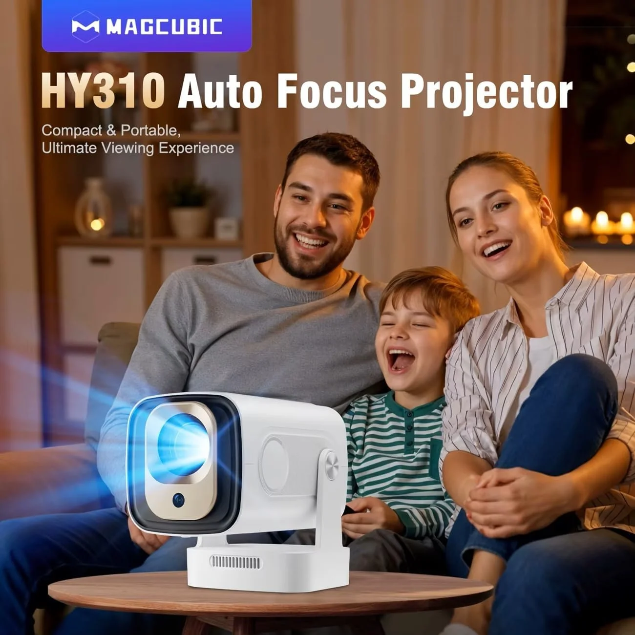 پروژکتور قابل حمل 4K با کیفیت اصلی 1080P، فوکوس خودکار، اندروید 11، بلندگوی داخلی، 330ANSI، وای فای دوگانه BT5.4، ایر ماوس، سینمای فضای باز با صدای فراگیر (HY310 سفید) پروژکتور قابل حمل 4K با کیفیت اصلی 1080P، فوکوس خودکار، اندروید 11، بلندگوی داخلی، 330ANSI، وای فای دوگانه BT5.4، ایر ماوس، سینمای فضای باز با صدای فراگیر (HY310 سفید)