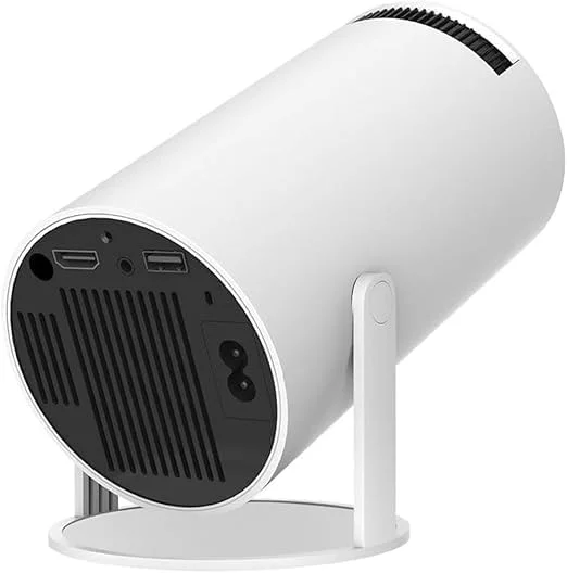 پروژکتور مینی قابل حمل 4K با WiFi و بلوتوث - پروژکتور سینمای خانگی هوشمند اندروید 11.0 با بلندگوهای داخلی، تصحیح خودکار کیستون عمودی و چرخش 270 درجه - پشتیبانی از Full HD برای فیلم ها و استریم