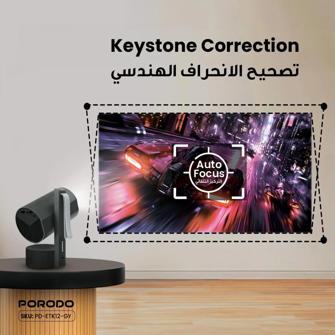 پروژکتور مینی پورودو 40 تا 100 اینچ با وای فای و بلوتوث، پشتیبانی از FHD 1080P، پروژکتور ویدیویی هوشمند، پروژکتور فیلم قابل حمل 250ANSI با قابلیت تصحیح خودکار کیستون، سازگار با iOS/Android/جک 3.5/HDMI/USB پروژکتور مینی پورودو 40 تا 100 اینچ با وای فای و بلوتوث، پشتیبانی از FHD 1080P، پروژکتور ویدیویی هوشمند، پروژکتور فیلم قابل حمل 250ANSI با قابلیت تصحیح خودکار کیستون، سازگار با iOS/Android/جک 3.5/HDMI/USB