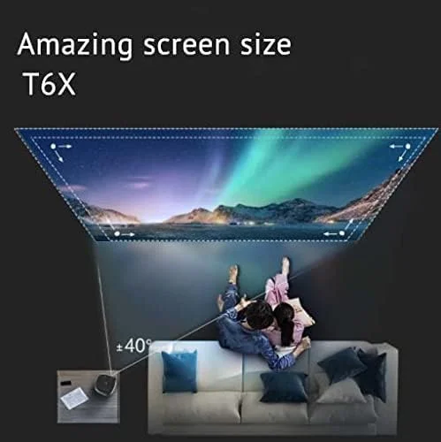 پروژکتور مینی پرمیوم هوشمند T6X، پروژکتور ویدئویی قابل حمل با اندروید و نتفلیکس، HD 1080، صفحه نمایش 250 اینچی، 3 ساعت زمان کار، HDMI، یوتیوب، پروژکتور فضای باز برای فیلم، 300 لومن پروژکتور مینی پرمیوم هوشمند T6X، پروژکتور ویدئویی قابل حمل با اندروید و نتفلیکس، HD 1080، صفحه نمایش 250 اینچی، 3 ساعت زمان کار، HDMI، یوتیوب، پروژکتور فضای باز برای فیلم، 300 لومن