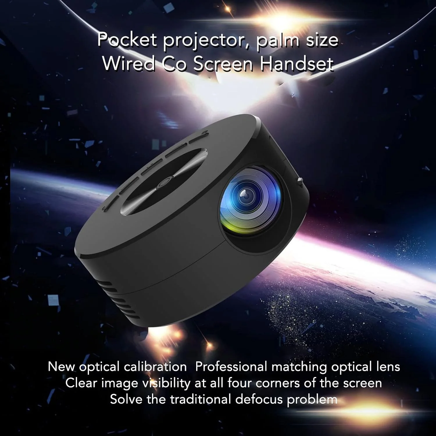 پروژکتور مینی 1080p سینمای خانگی با بلندگو، رابط USB و کنترل از راه دور، پروژکتور LED قابل حمل با طول عمر 30000 ساعت پروژکتور مینی 1080p سینمای خانگی با بلندگو، رابط USB و کنترل از راه دور، پروژکتور LED قابل حمل با طول عمر 30000 ساعت