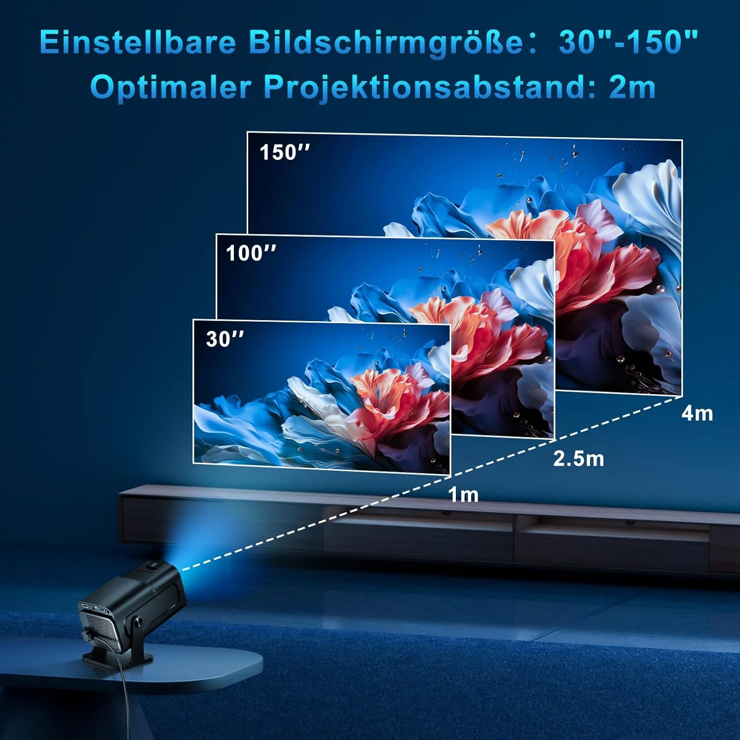 مینی پروژکتور 4K با پشتیبانی از اندروید 11، پروژکتور هوشمند 5G WiFi 6 BT 5.0، مینی پروژکتور Full HD 1080P با قابلیت چرخش HDMI/TV Stick مینی پروژکتور 4K با پشتیبانی از اندروید 11، پروژکتور هوشمند 5G WiFi 6 BT 5.0، مینی پروژکتور Full HD 1080P با قابلیت چرخش HDMI/TV Stick