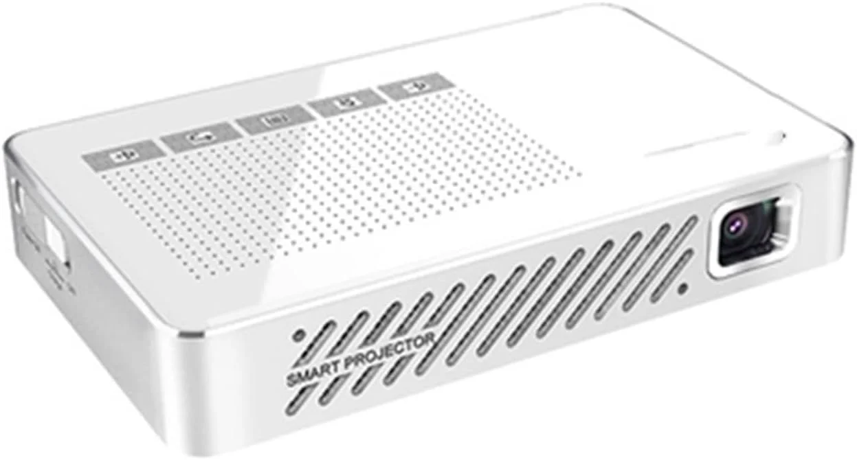 پروژکتور مینی قابل حمل هنزالا، مناسب برای خانه و دفتر کار، HD 1080p، اتصال وای فای به موبایل، نمایش بی سیم صفحه نمایش، پروژکتور چند رسانه ای قابل حمل برای سینمای خانگی (A5 proBlack2+32G)