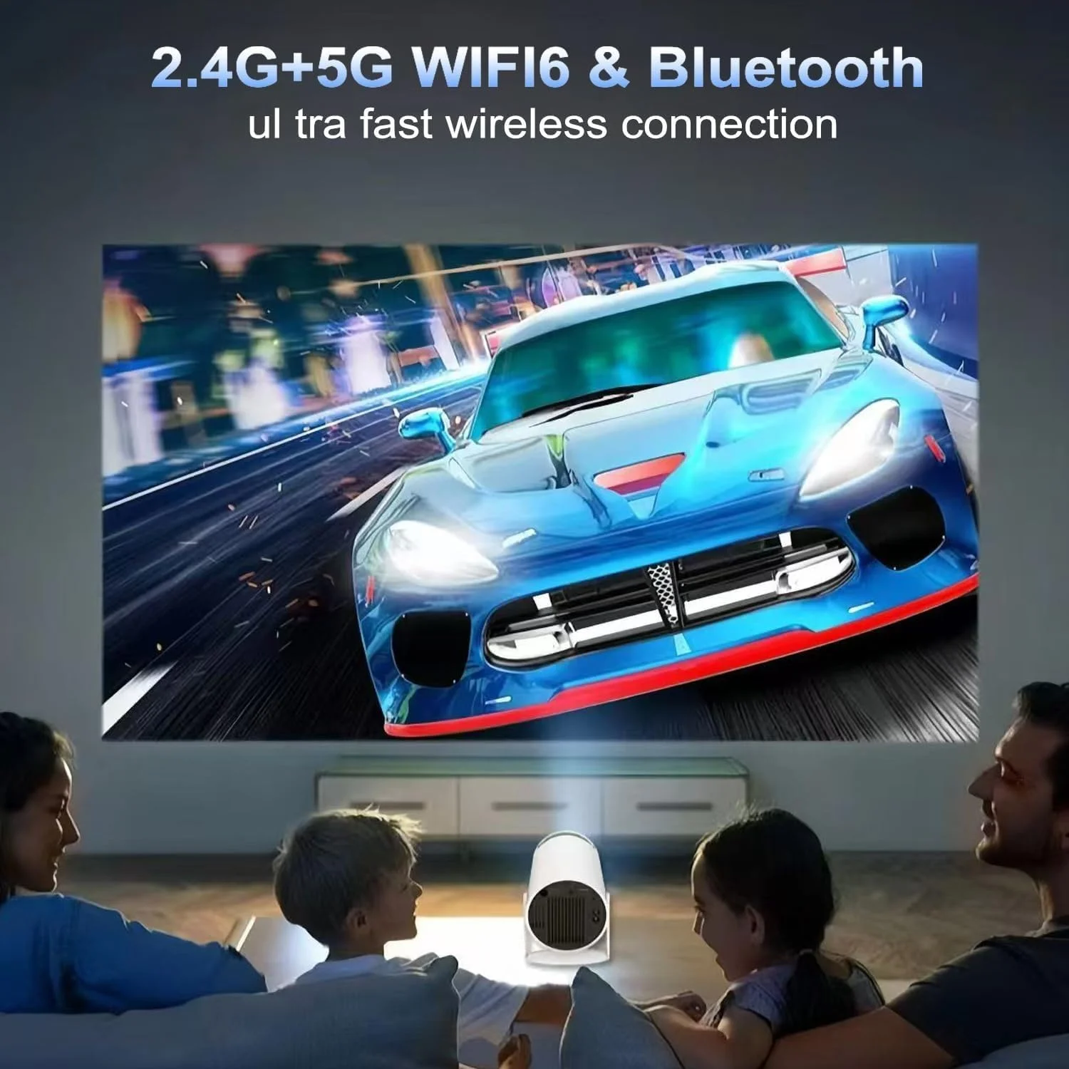 پروژکتور HT88 4K HDR با قابلیت تنظیم خودکار کیستون، پروژکتور مینی با WiFi 5G/2.4G، روشنایی 120 انسی لومن، رزولوشن 1280×720 HD، ورودی HDMI، پروژکتور مینی LCD قابل حمل با ریموت برای نتفلیکس، یوتیوب، تلویزیون، فیلم و بازی پروژکتور HT88 4K HDR با قابلیت تنظیم خودکار کیستون، پروژکتور مینی با WiFi 5G/2.4G، روشنایی 120 انسی لومن، رزولوشن 1280×720 HD، ورودی HDMI، پروژکتور مینی LCD قابل حمل با ریموت برای نتفلیکس، یوتیوب، تلویزیون، فیلم و بازی