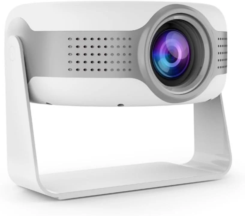 پروژکتور 4K HD مدل T269Pro، قابل حمل و جمع و جور، چرخش 130 درجه، تصحیح کیستون، WiFi6، پشتیبانی از 1080P، بلندگوی داخلی، روشنایی بالا، اندروید بی سیم، سینمای خانگی و اداری، طراحی بشقاب پرنده شناور