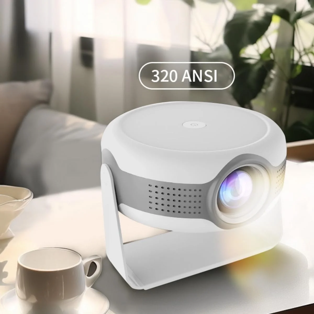 پروژکتور 4K HD مدل T269Pro، قابل حمل و جمع و جور، چرخش 130 درجه، تصحیح کیستون، WiFi6، پشتیبانی از 1080P، بلندگوی داخلی، روشنایی بالا، اندروید بی سیم، سینمای خانگی و اداری، طراحی بشقاب پرنده شناور پروژکتور 4K HD مدل T269Pro، قابل حمل و جمع و جور، چرخش 130 درجه، تصحیح کیستون، WiFi6، پشتیبانی از 1080P، بلندگوی داخلی، روشنایی بالا، اندروید بی سیم، سینمای خانگی و اداری، طراحی بشقاب پرنده شناور
