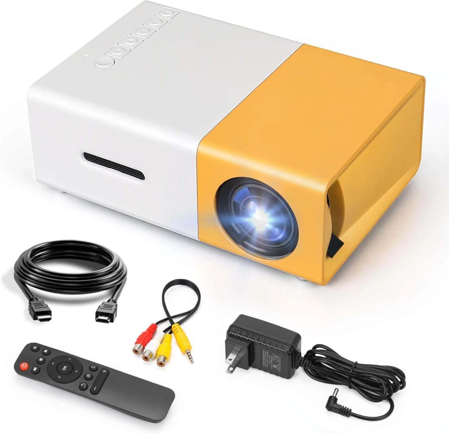 پروژکتور مینی YG300، پروژکتور ویدئویی ال سی دی LED قابل حمل، نمایشگر سرگرمی تمام رنگی
