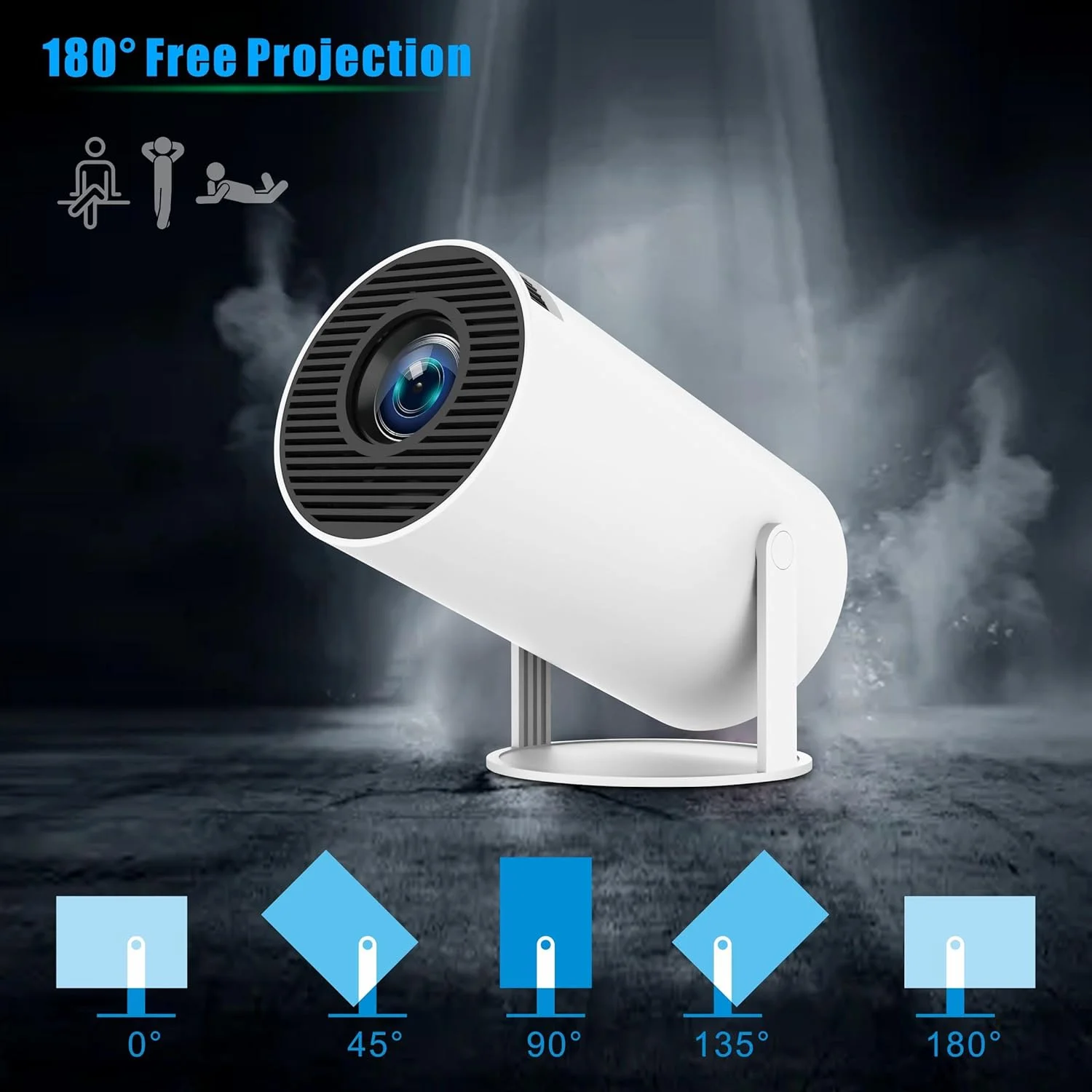 پروژکتور مینی ANSHUN 4K+، پروژکتور قابل حمل 4K، پروژکتور هوشمند سازگار با اندروید/TV Stick/HDMI/USB/Audio/TF، پروژکتور مینی 4k Ultra HD WiFi6 بلوتوث، سینمای خانگی، اندروید 13.0 پروژکتور مینی ANSHUN 4K+، پروژکتور قابل حمل 4K، پروژکتور هوشمند سازگار با اندروید/TV Stick/HDMI/USB/Audio/TF، پروژکتور مینی 4k Ultra HD WiFi6 بلوتوث، سینمای خانگی، اندروید 13.0
