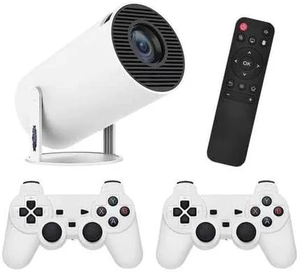 پروژکتور گیمینگ 2 در 1 F300 Max با جوی استیک، رزولوشن 4K، حافظه 64 گیگابایتی، بیش از 10000 بازی، سیستم عامل اندروید، Wi-Fi و قابلیت های کنسول بازی ویدیویی پروژکتور گیمینگ 2 در 1 F300 Max با جوی استیک، رزولوشن 4K، حافظه 64 گیگابایتی، بیش از 10000 بازی، سیستم عامل اندروید، Wi-Fi و قابلیت های کنسول بازی ویدیویی