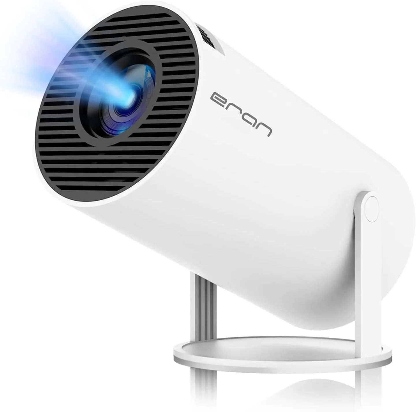 پروژکتور مینی قابل حمل HY300 PRO، پشتیبانی از 4K 1080P با WIFI6 دو بانده 5G بی سیم 5.0 بلوتوث اندروید 11، 160 ANSI، چرخش 180 درجه، تصحیح خودکار کیستون، پروژکتور ویدئویی صفحه نمایش 35 تا 130 اینچی