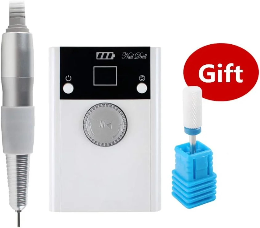 دستگاه سوهان برقی ناخن 80 وات 40000 دور در دقیقه، پولیشر حرفه ای مراقبت از ناخن انگشتان دست و پا، کیت مانیکور پدیکور قابل حمل و شارژی، مناسب برای از بین بردن ژل اکریلیک، صاف و مرتب کردن ناخن ها دستگاه سوهان برقی ناخن 80 وات 40000 دور در دقیقه، پولیشر حرفه ای مراقبت از ناخن انگشتان دست و پا، کیت مانیکور پدیکور قابل حمل و شارژی، مناسب برای از بین بردن ژل اکریلیک، صاف و مرتب کردن ناخن ها