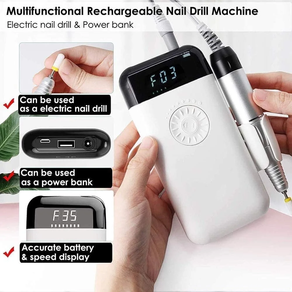 دستگاه سوهان برقی ناخن ATAAY، ست کیت سوهان ناخن برای ناخن های اکریلیک، ژلیش، پولیش ناخن، ست های پولیش ناخن، سوهان برقی ناخن برای زنان و دختران در خانه دستگاه سوهان برقی ناخن ATAAY، ست کیت سوهان ناخن برای ناخن های اکریلیک، ژلیش، پولیش ناخن، ست های پولیش ناخن، سوهان برقی ناخن برای زنان و دختران در خانه