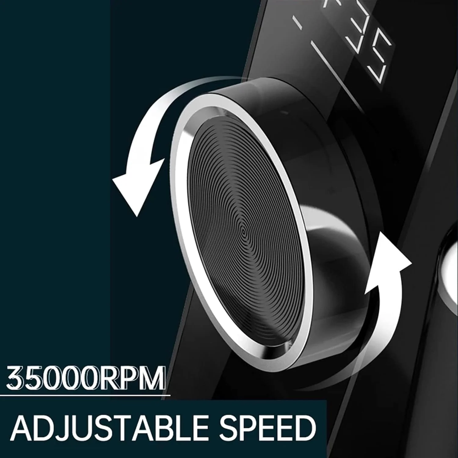 دستگاه سوهان برقی ناخن شارژی 35000 دور در دقیقه، سوهان برقی ناخن حرفه ای بدون برس و بی سیم، با صفحه نمایش LCD و شارژ بی سیم، برای ناخن های ژلی آکریلیک مناسب برای استفاده در خانه و سالن، صورتی