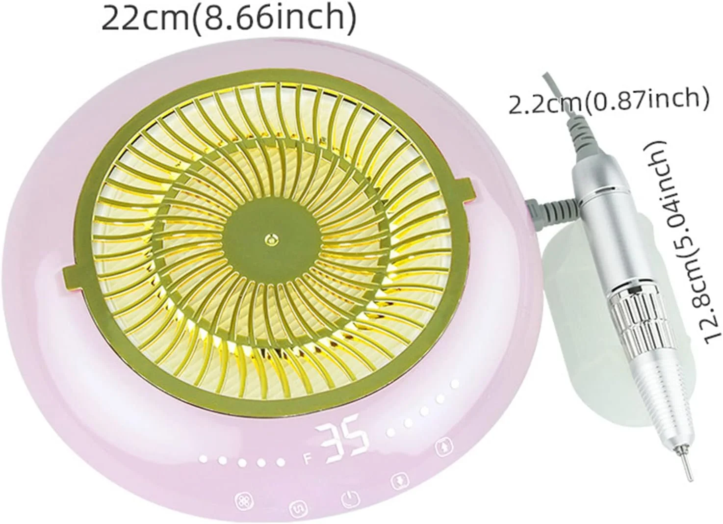 دستگاه جمع کننده گرد و غبار ناخن 2 در 1 ATAAY، با دریل ناخن برقی حرفه ای 35000 دور در دقیقه، با فن مکنده گرد و غبار ناخن 2 حالته، برای ناخن های ژلی آکریلیک دستگاه جمع کننده گرد و غبار ناخن 2 در 1 ATAAY، با دریل ناخن برقی حرفه ای 35000 دور در دقیقه، با فن مکنده گرد و غبار ناخن 2 حالته، برای ناخن های ژلی آکریلیک